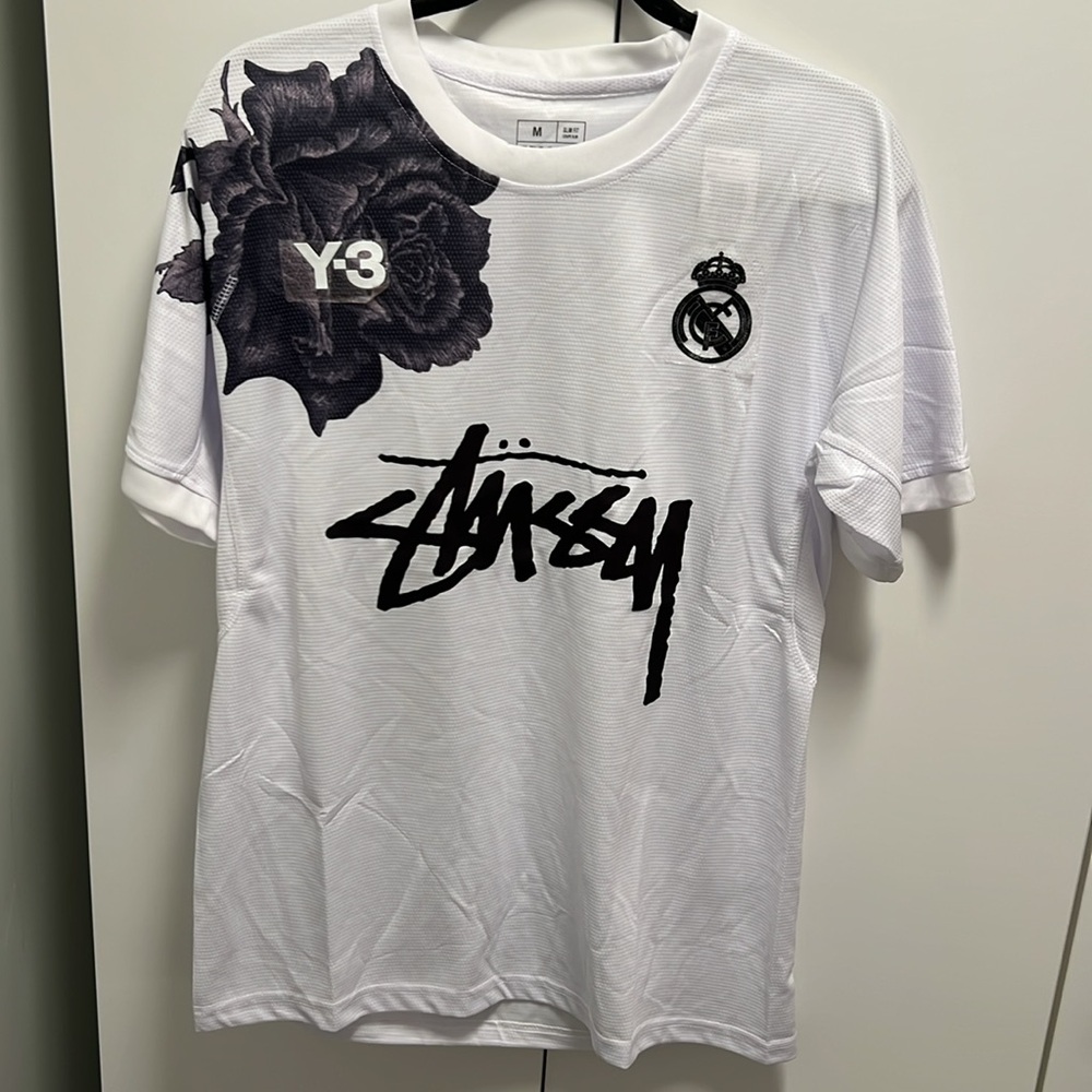 Stussy Adidas Y-3 Real Madrid Soccer Football Jersey NWT